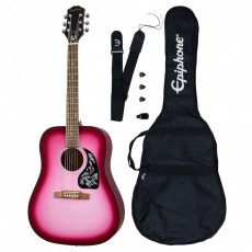Epiphone Starling Acoustic Guitar Player Pack - Hot Pink Pearl